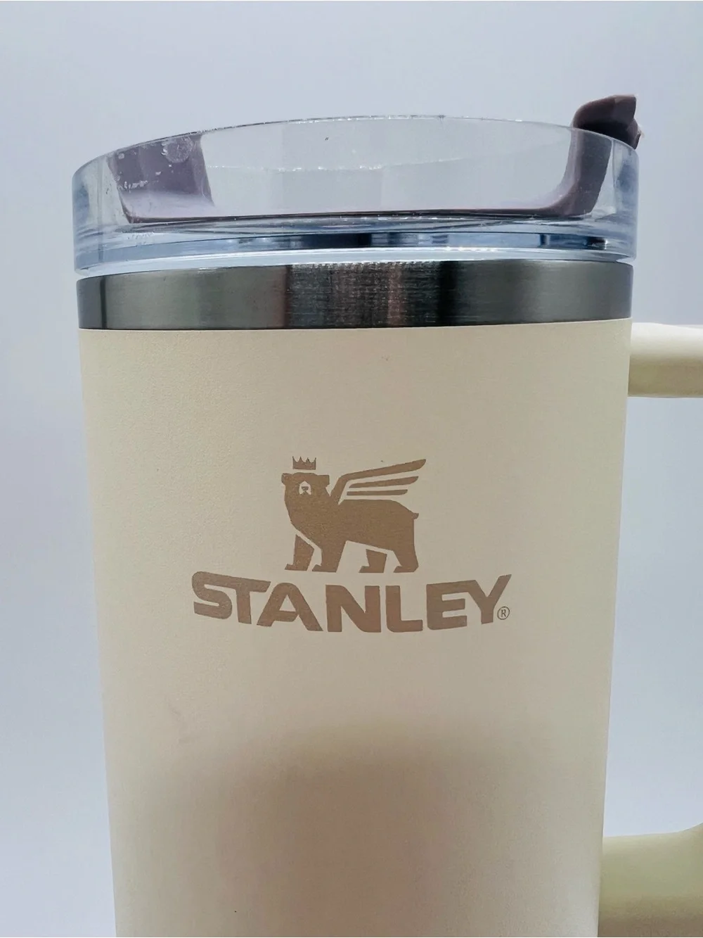 Stanley Cream Insulated Travel Mug with Handle 40 Ounces - Picture 2 of 12